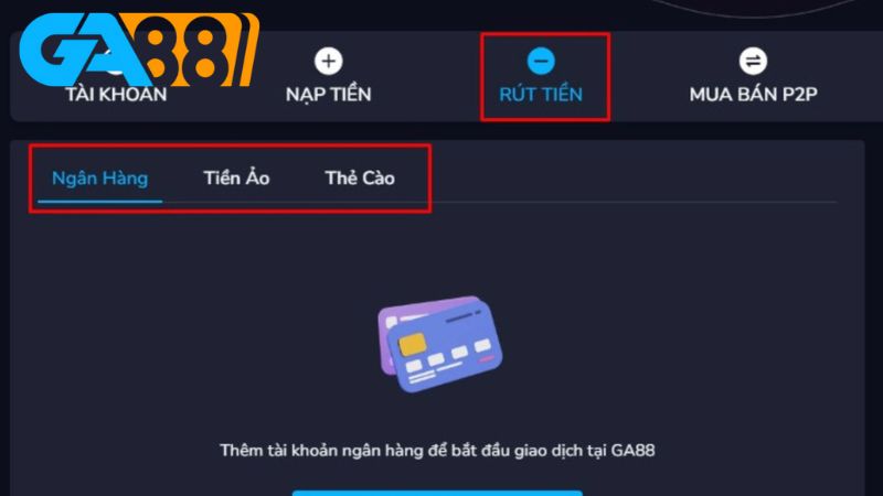 Quá trình rút tiền 88VN diễn ra nhanh chóng và an toàn