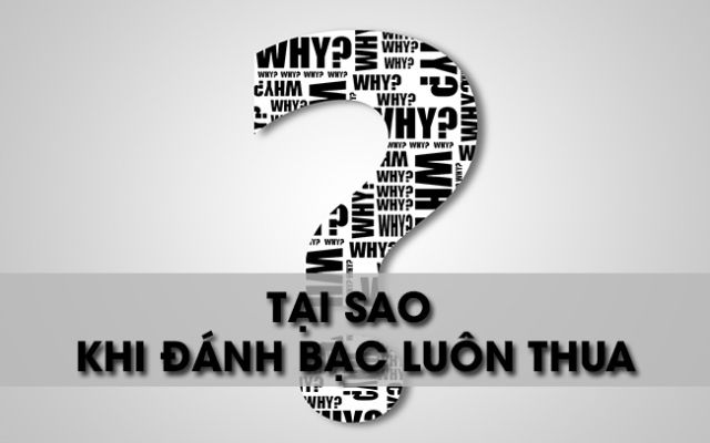 Lý do khiến chơi cờ bạc online luôn thua