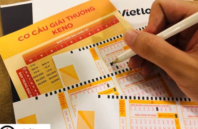 Cơ cấu giải thưởng Keno